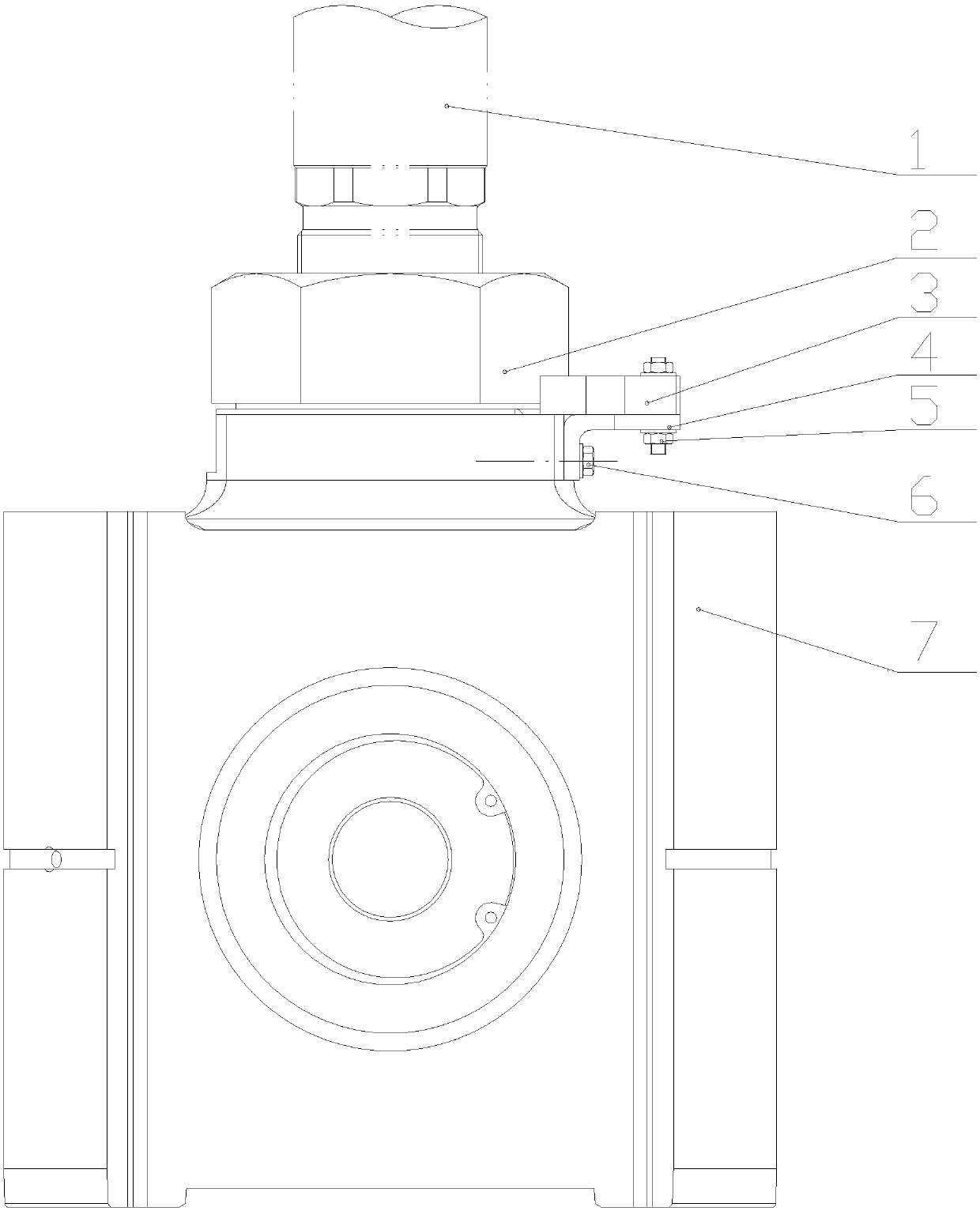 Device capable of enabling crosshead and piston rod of compressor to be connected stably