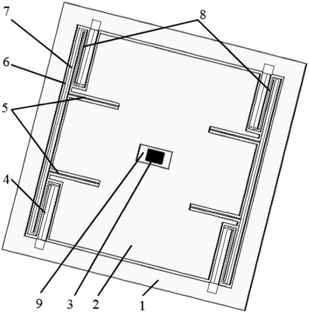 High Q value micro-machined gyroscope structure based on nanometer grating detection