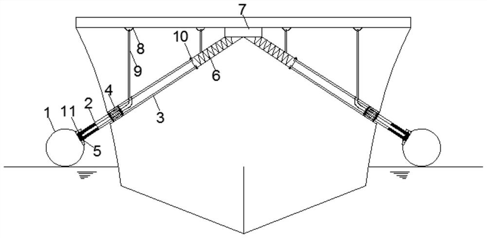 Marine safety airbag system