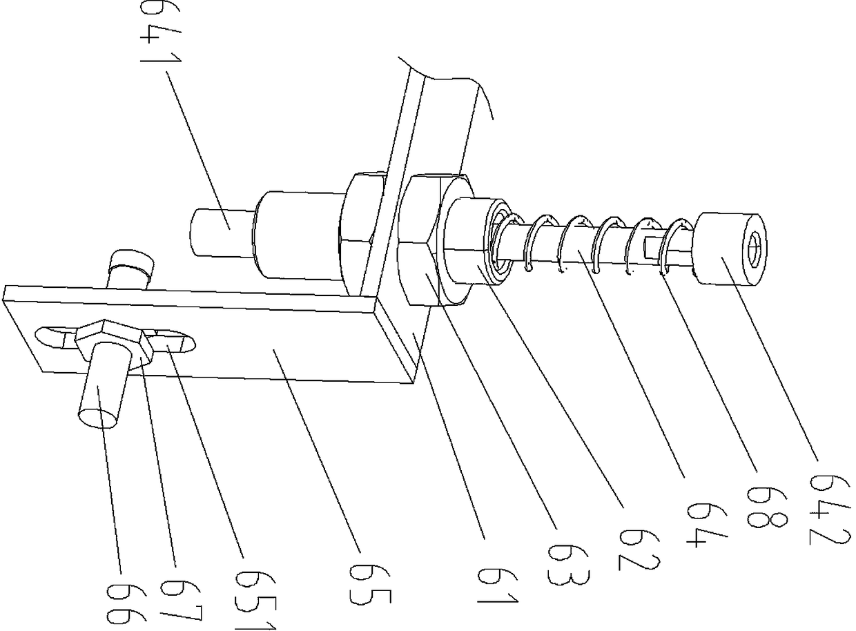 Glass induction device for flat glass overturning device