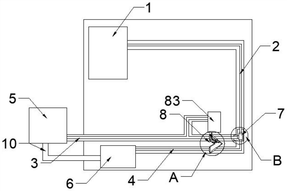 Electronic freshness retaining device used in refrigeration house