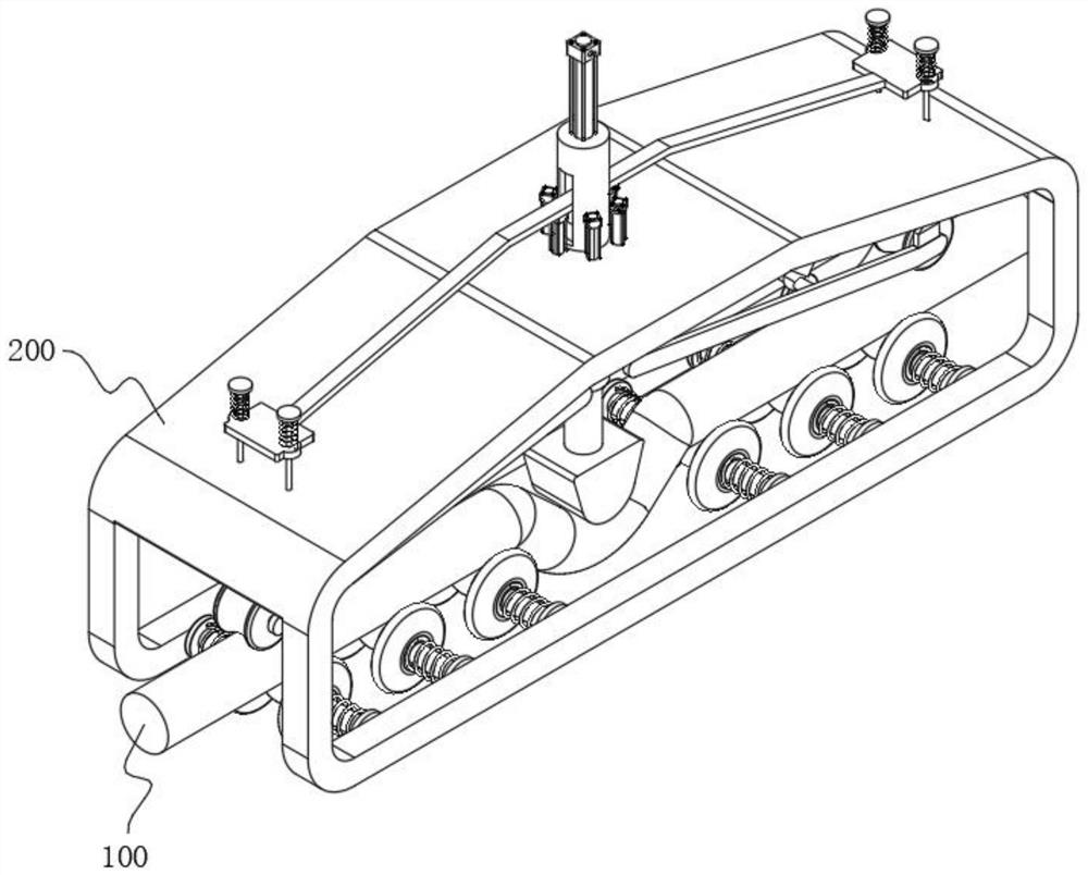 Oil pipe stamping equipment capable of preventing bulges on two sides