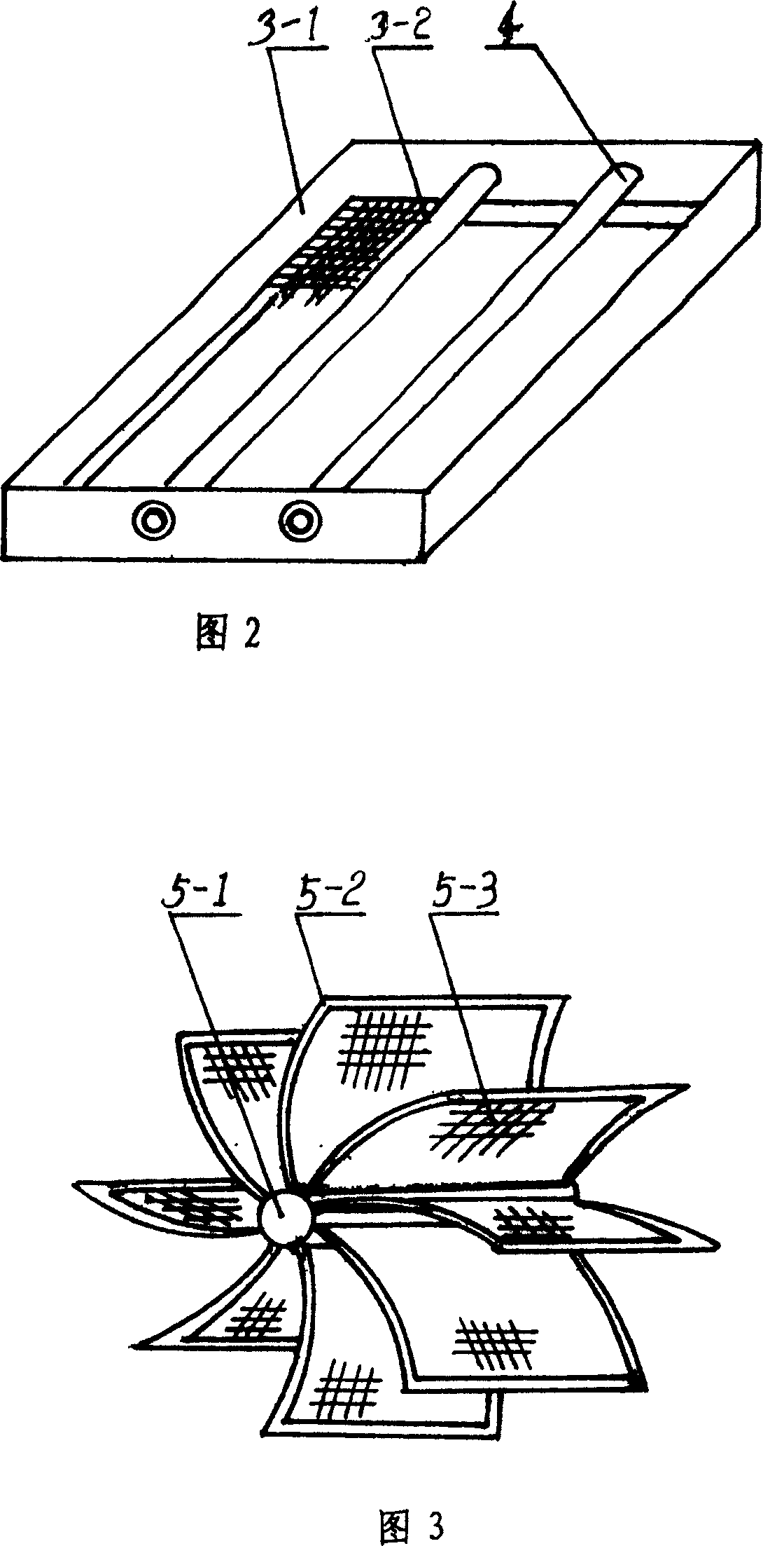 Light and source catalytic air sterilizing and purifying device for ventilation system of central air conditioner