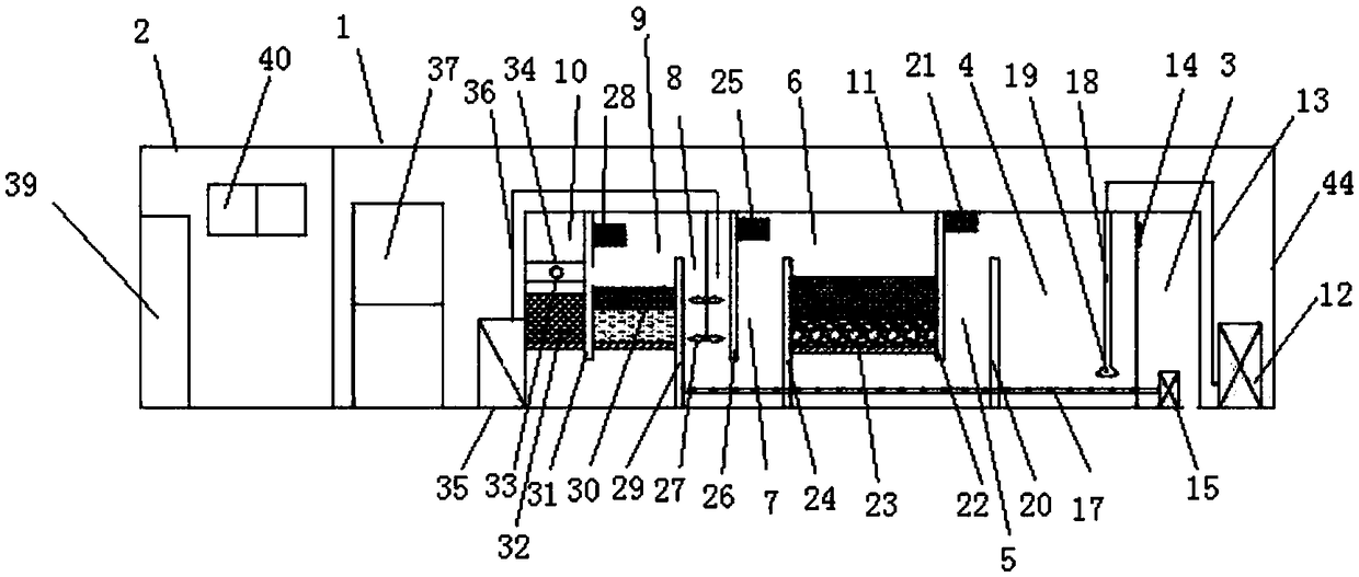 Movable water treatment system for drilling wastewater