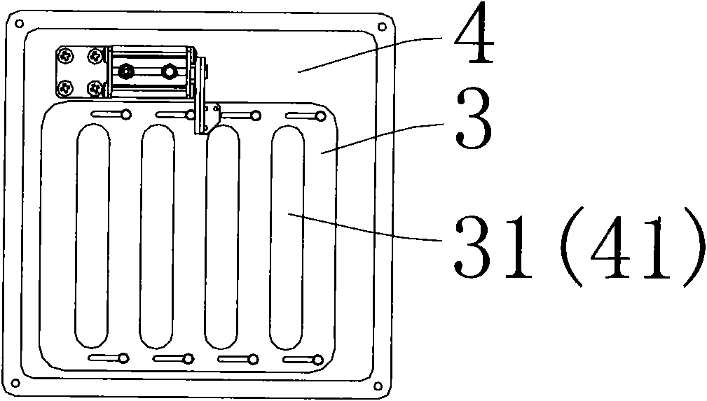 Air door of plasma cutting machine dust-removing apparatus and partition dust-removing apparatus