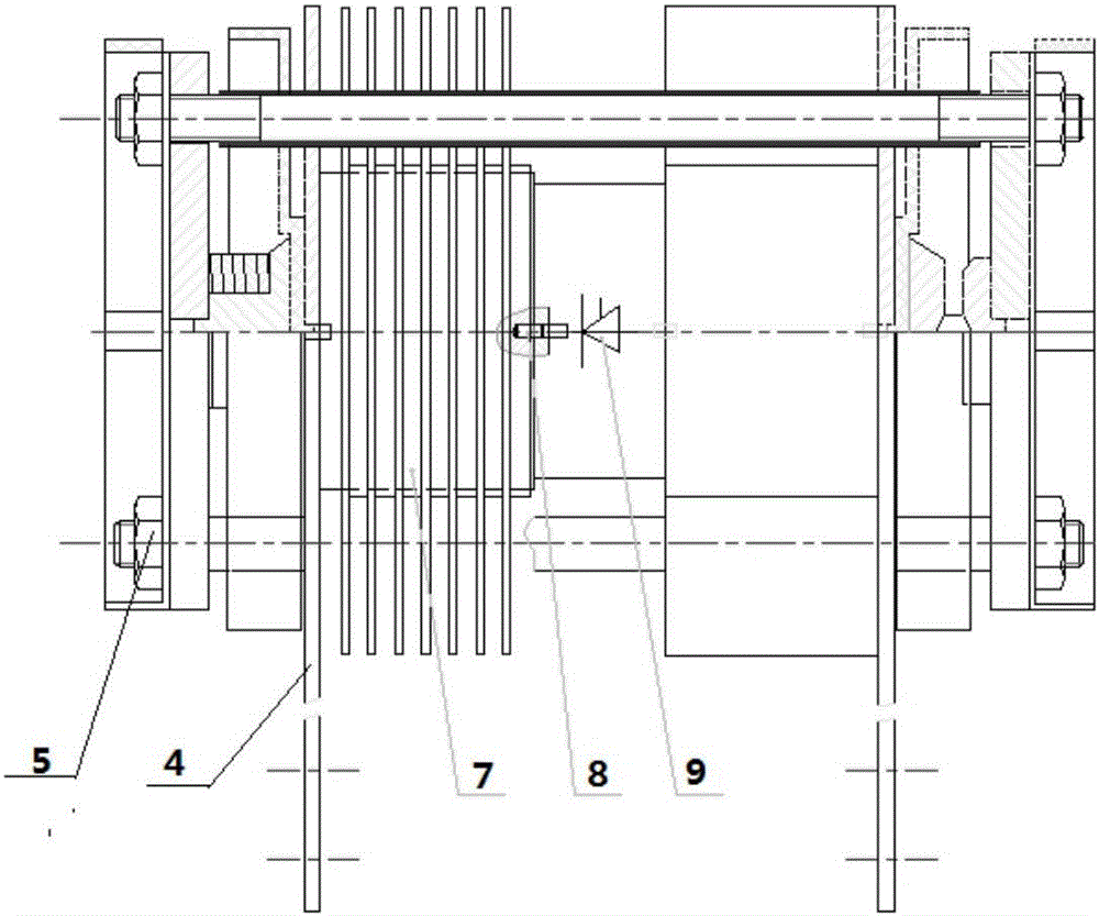 Radiator for thyristor element and electric locomotive rectifier