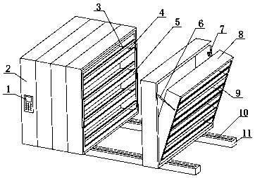 Damp-proof compact shelf