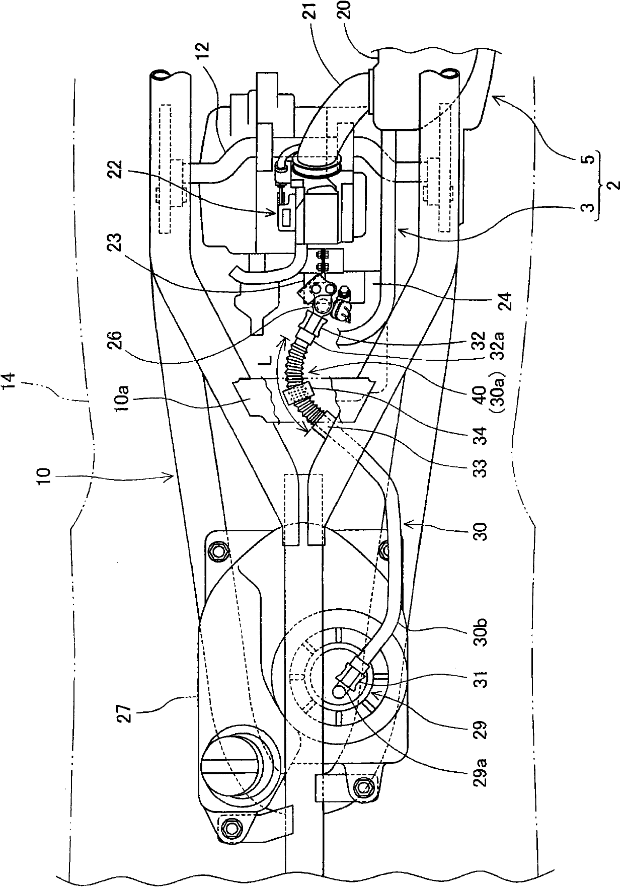 Fuel pressure adjusting device