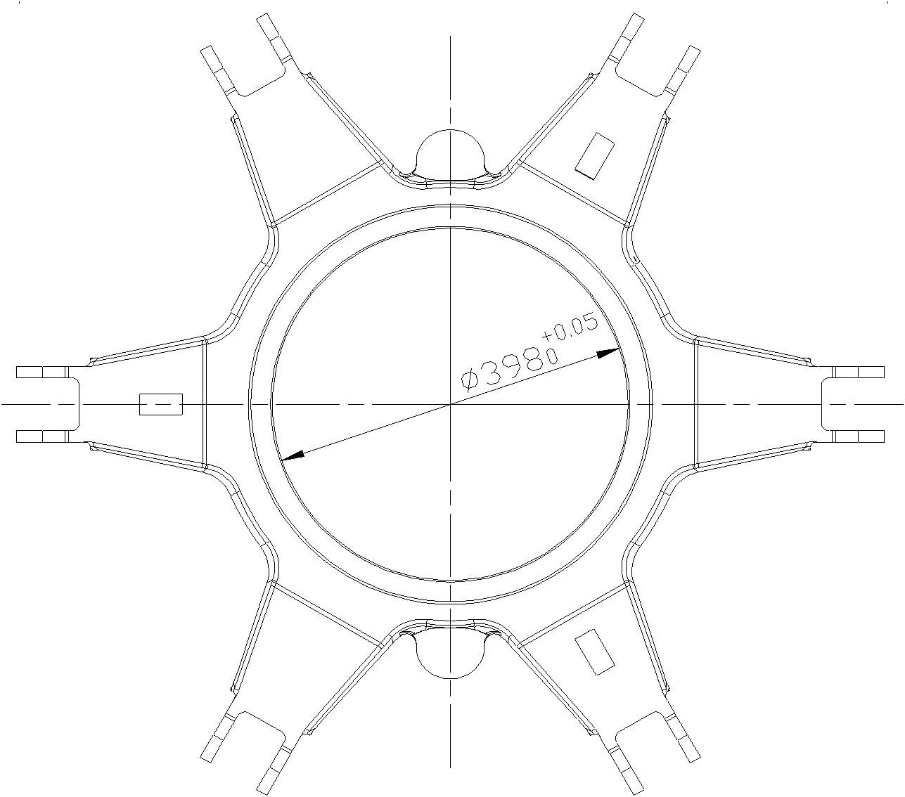 Comparison machining method for aluminum alloy discs and rings