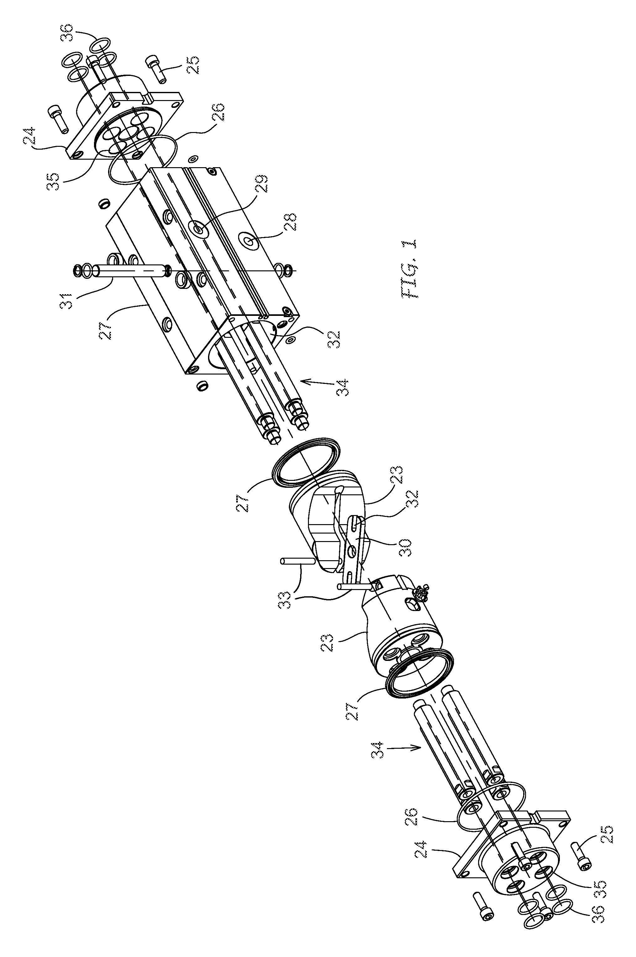 Parallel pneumatic gripper