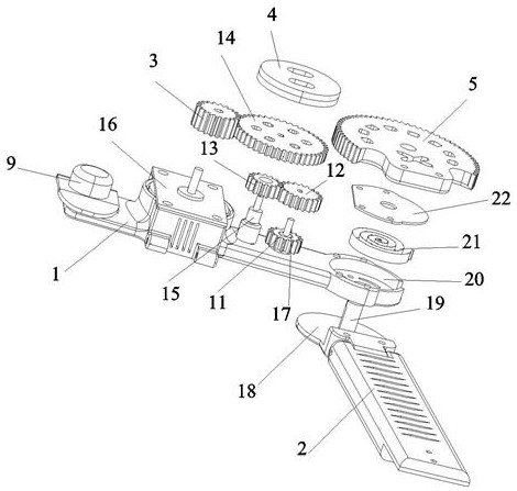 Knee joint negative work capturing exoskeleton device