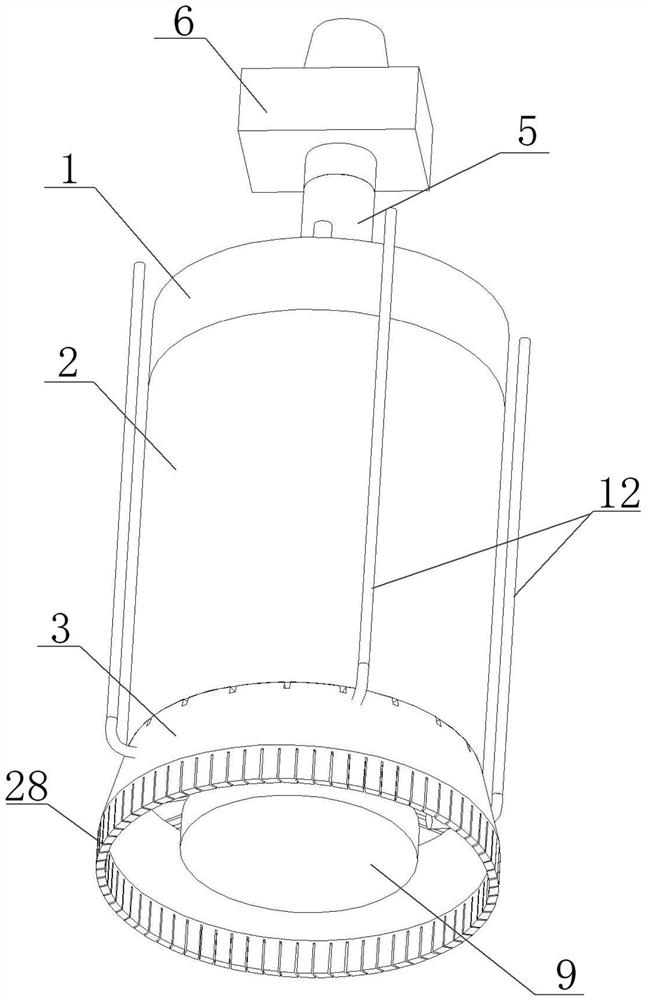 Intelligent repairing device for paint surface defects of automobile body covering part