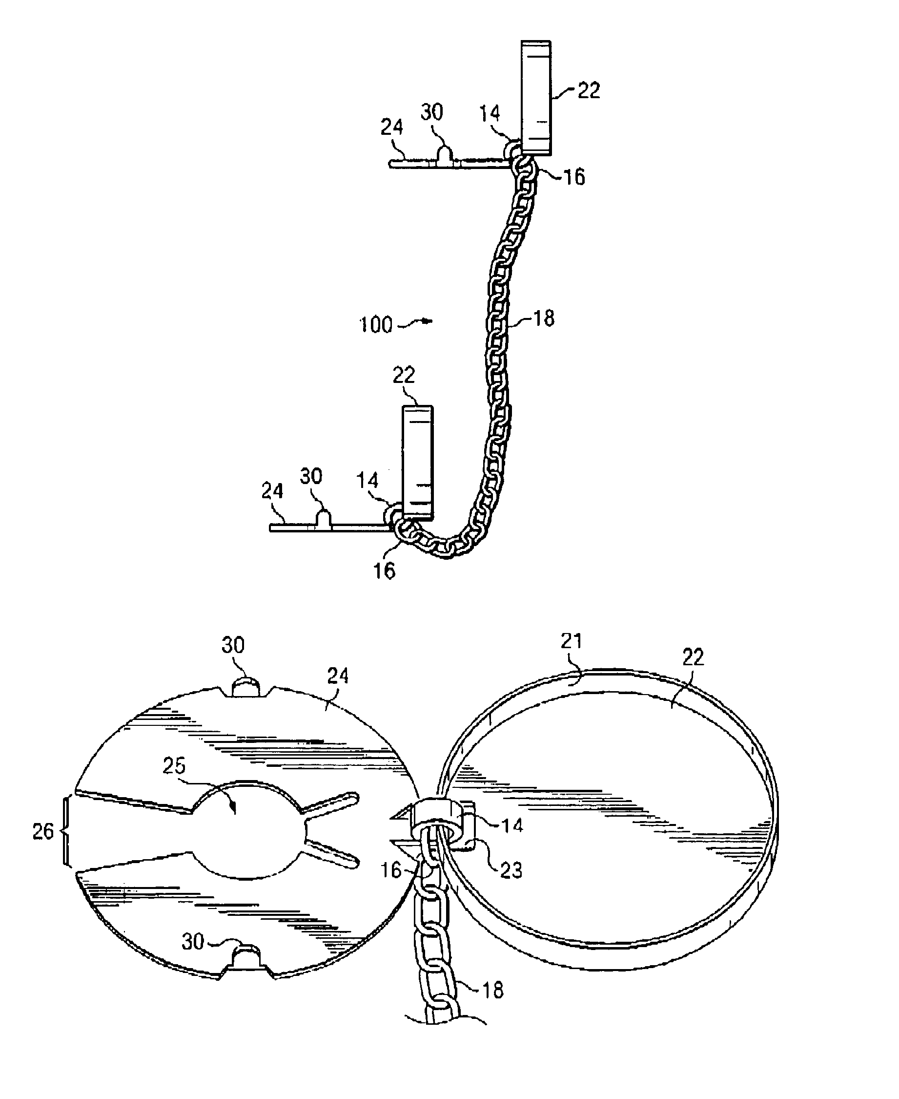 Necktie restraining device