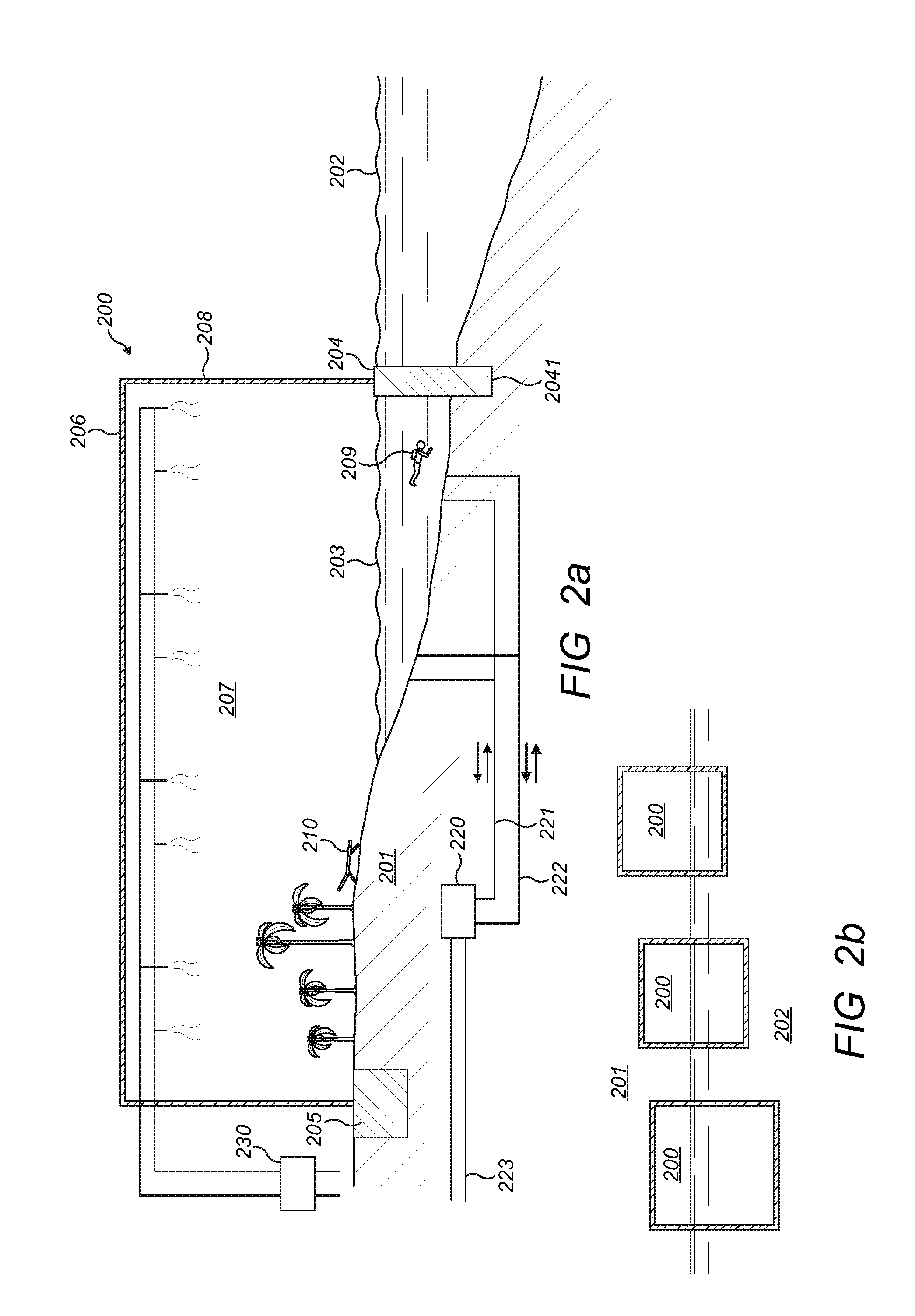 Climate controlled waterside enclosure