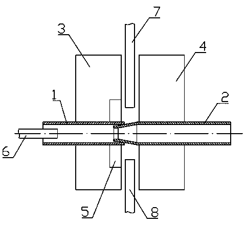 Preparation method of welded joint of aluminum pipes