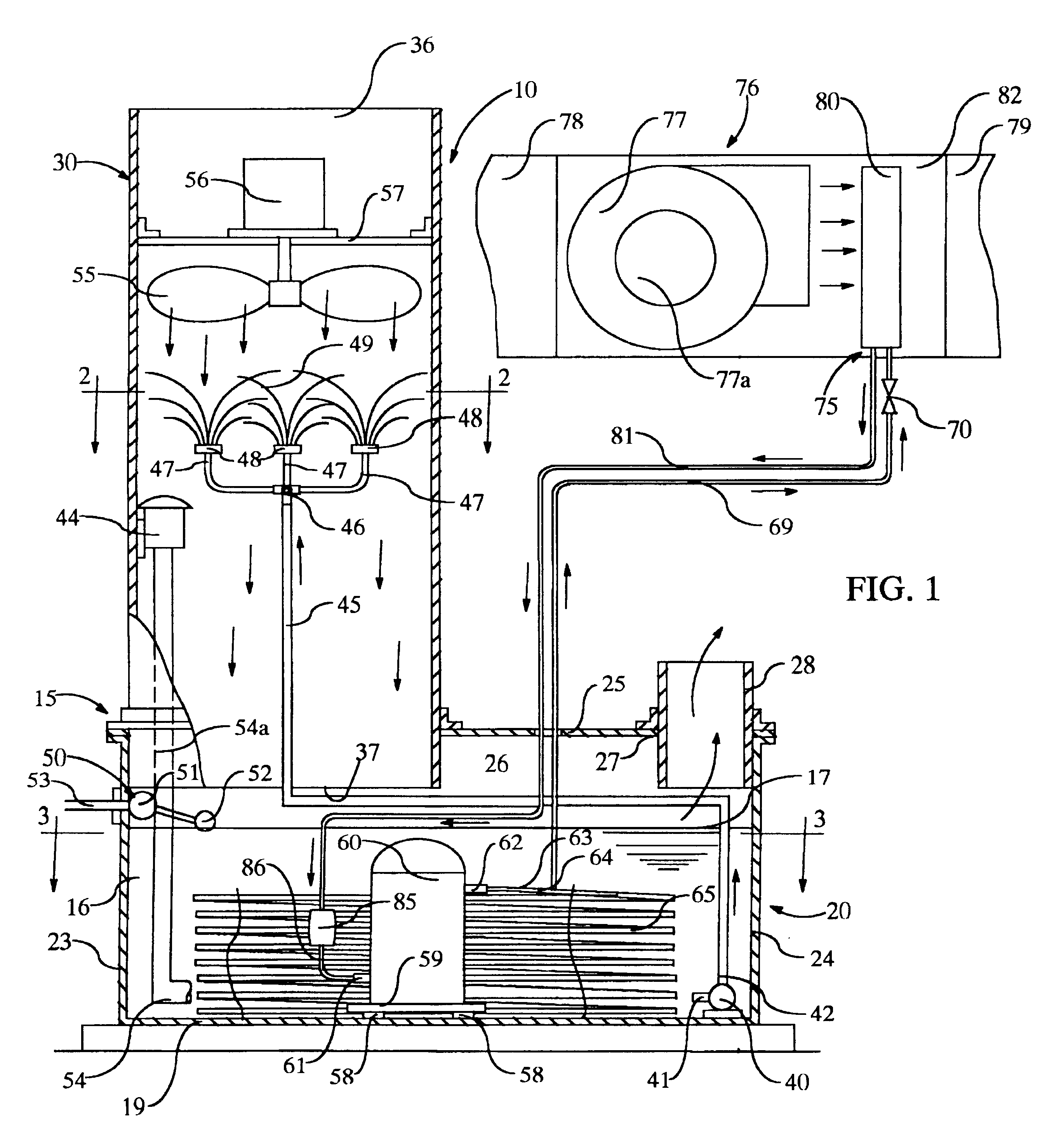 Water cooled air conditioner