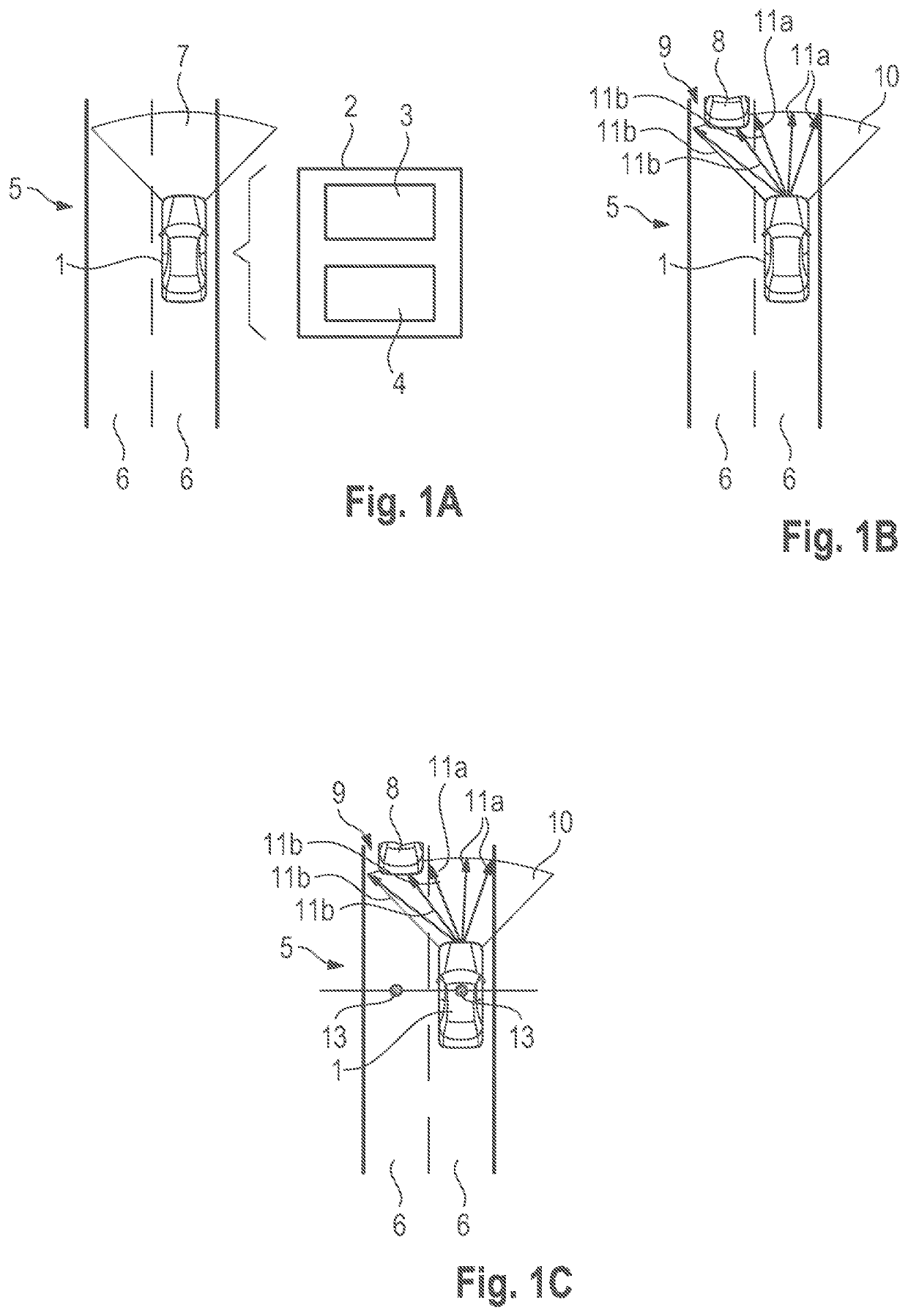 Determining visibility distances based on a dynamic field of view of a vehicle