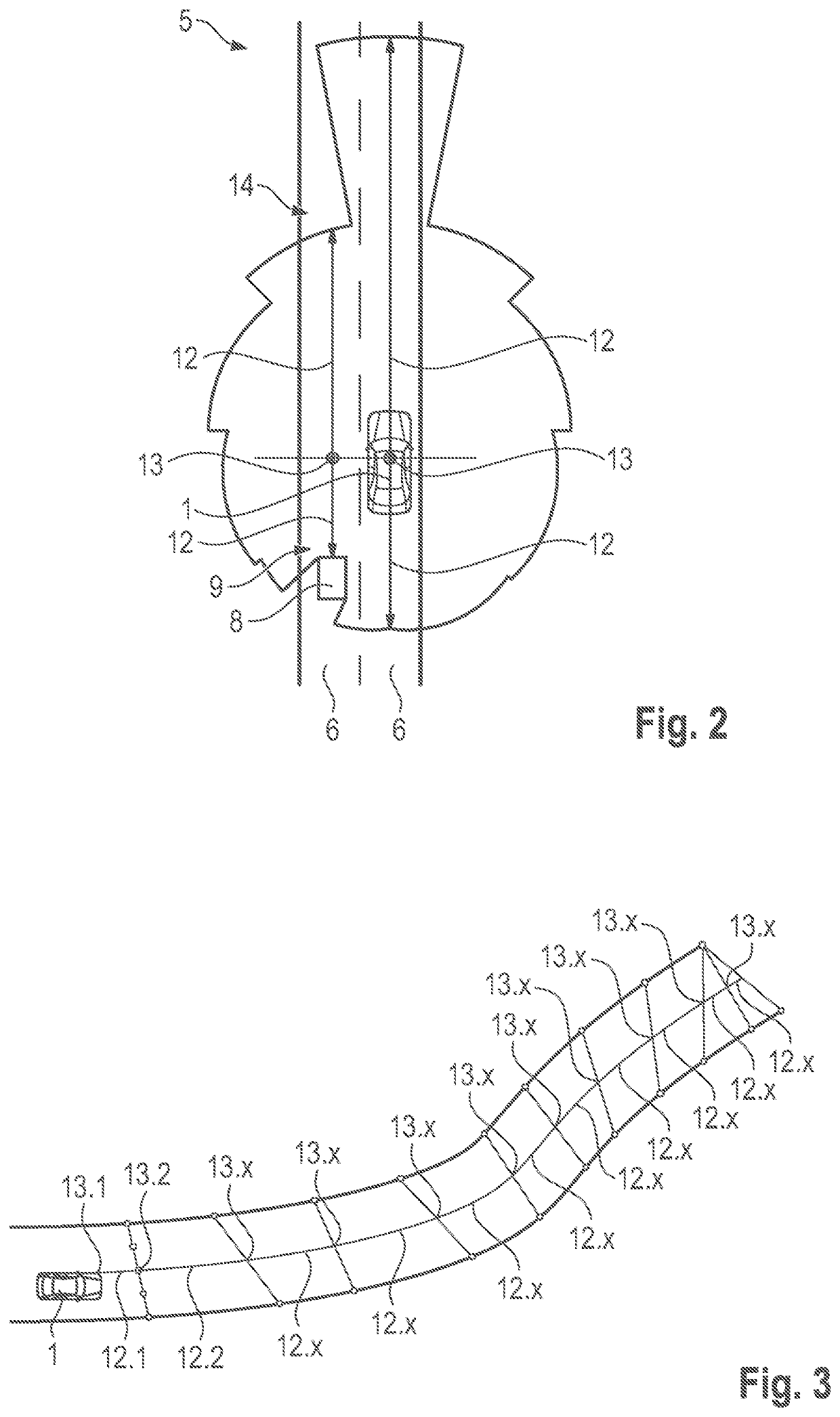 Determining visibility distances based on a dynamic field of view of a vehicle