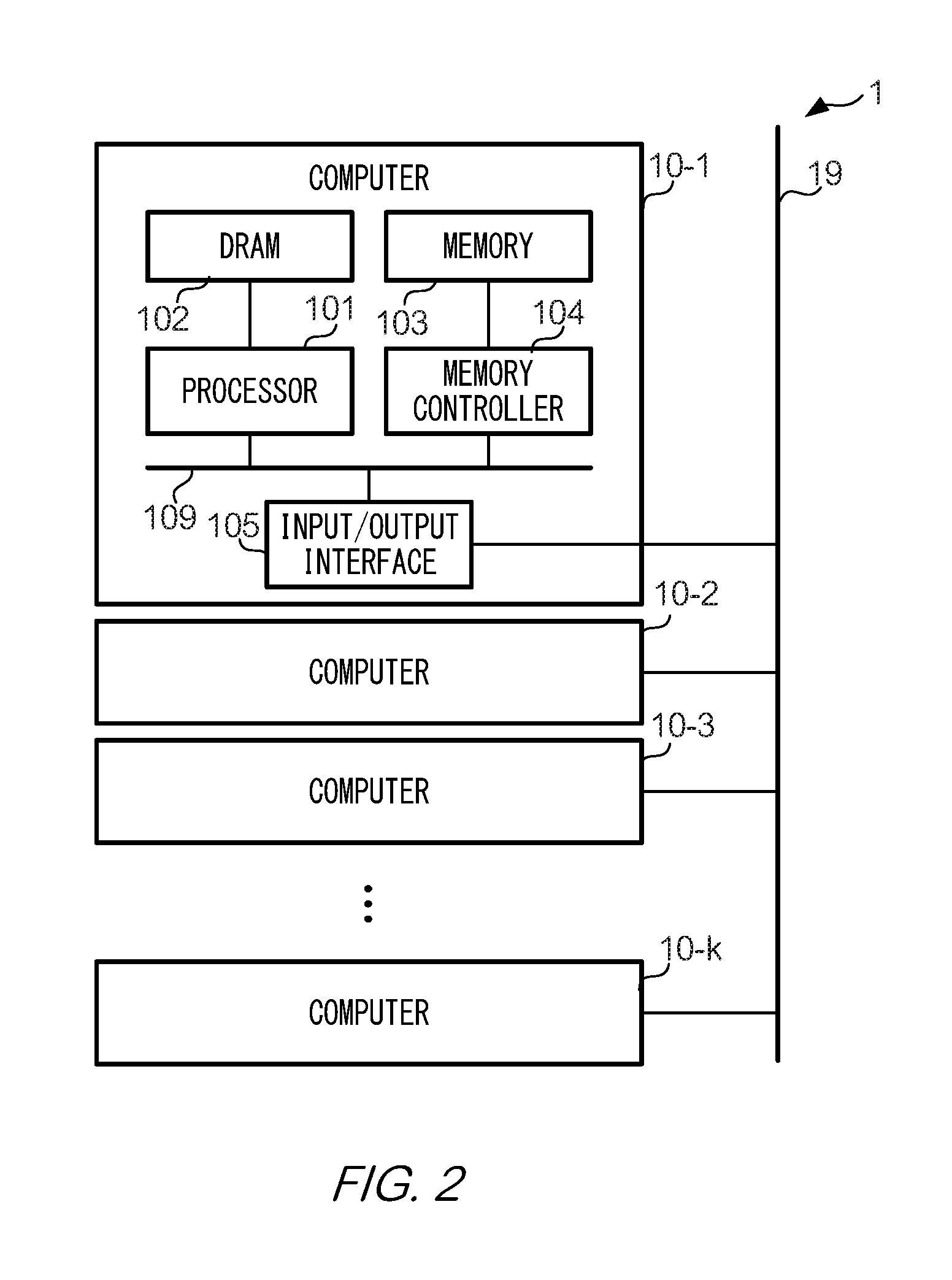 Device, program, recording medium, and method for extending service life of memory