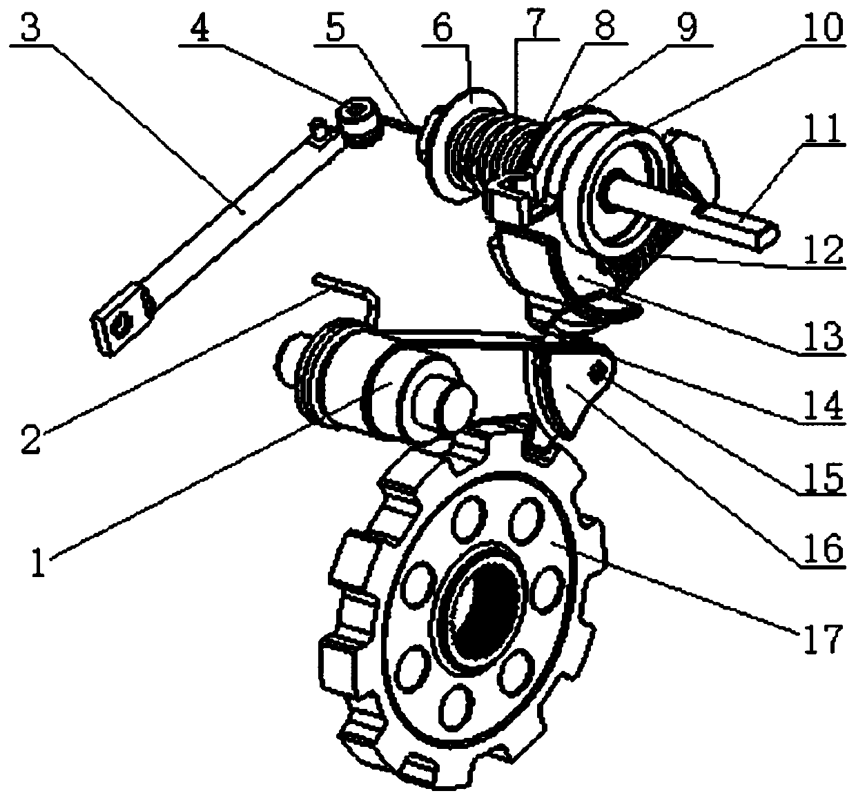 Mechanical unlocking mechanism for electronic parking