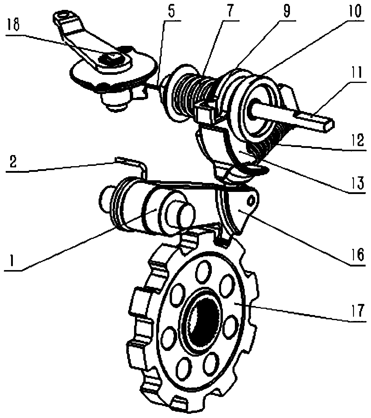 Mechanical unlocking mechanism for electronic parking