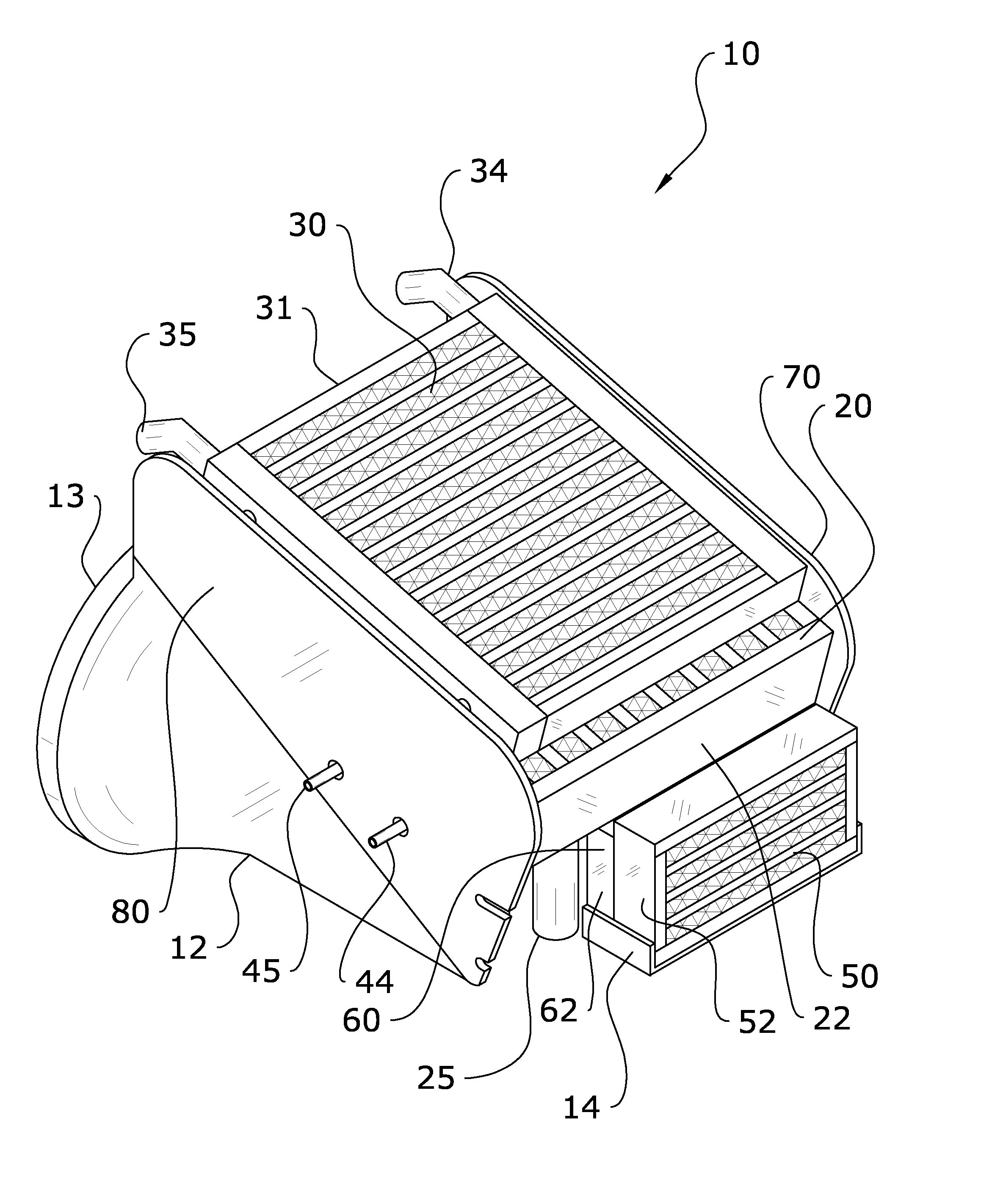 Compact multi-unit vehicle cooling system