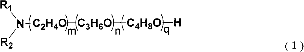 Dialkylene amine polyether and preparation method and application thereof