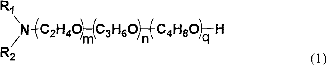 Dialkylene amine polyether and preparation method and application thereof