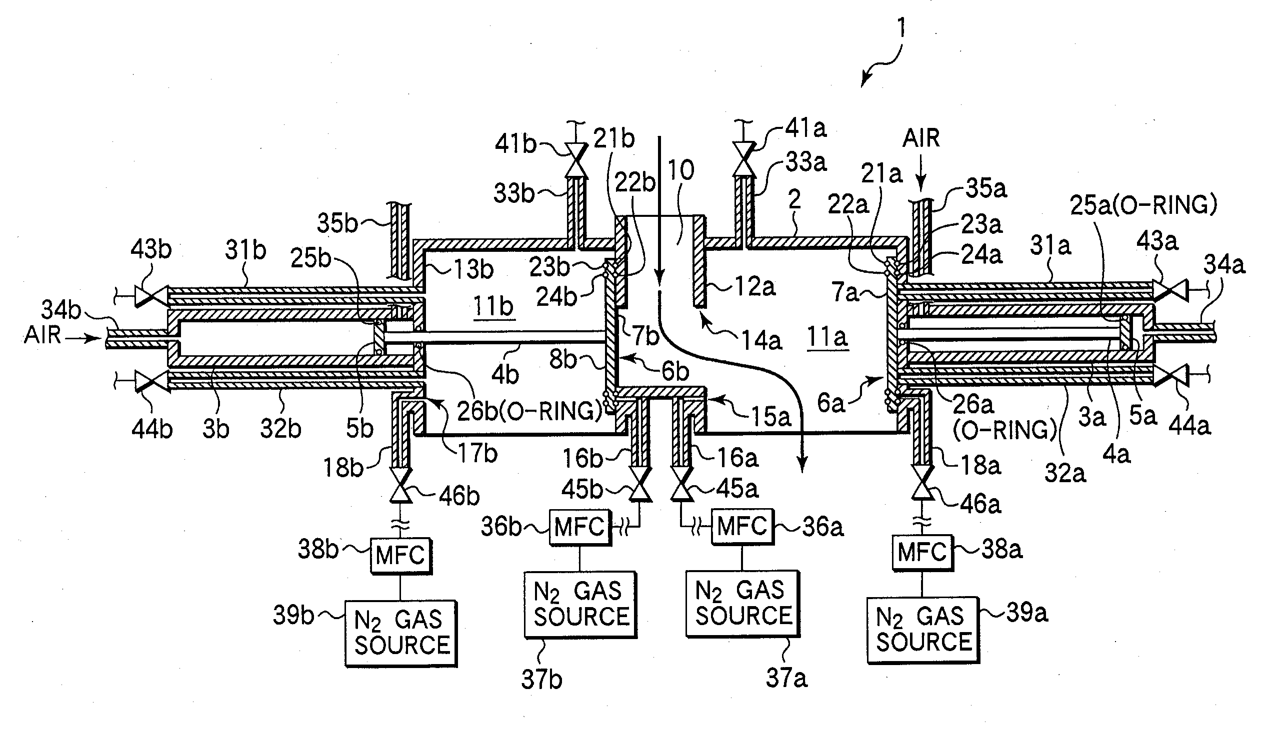 Valve element, valve, selector valve, and trap device