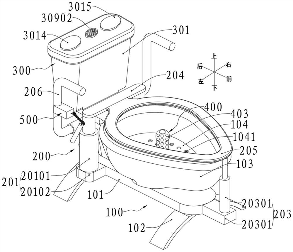 Cleaning basin for gynaecology and obstetrics nursing and working method thereof