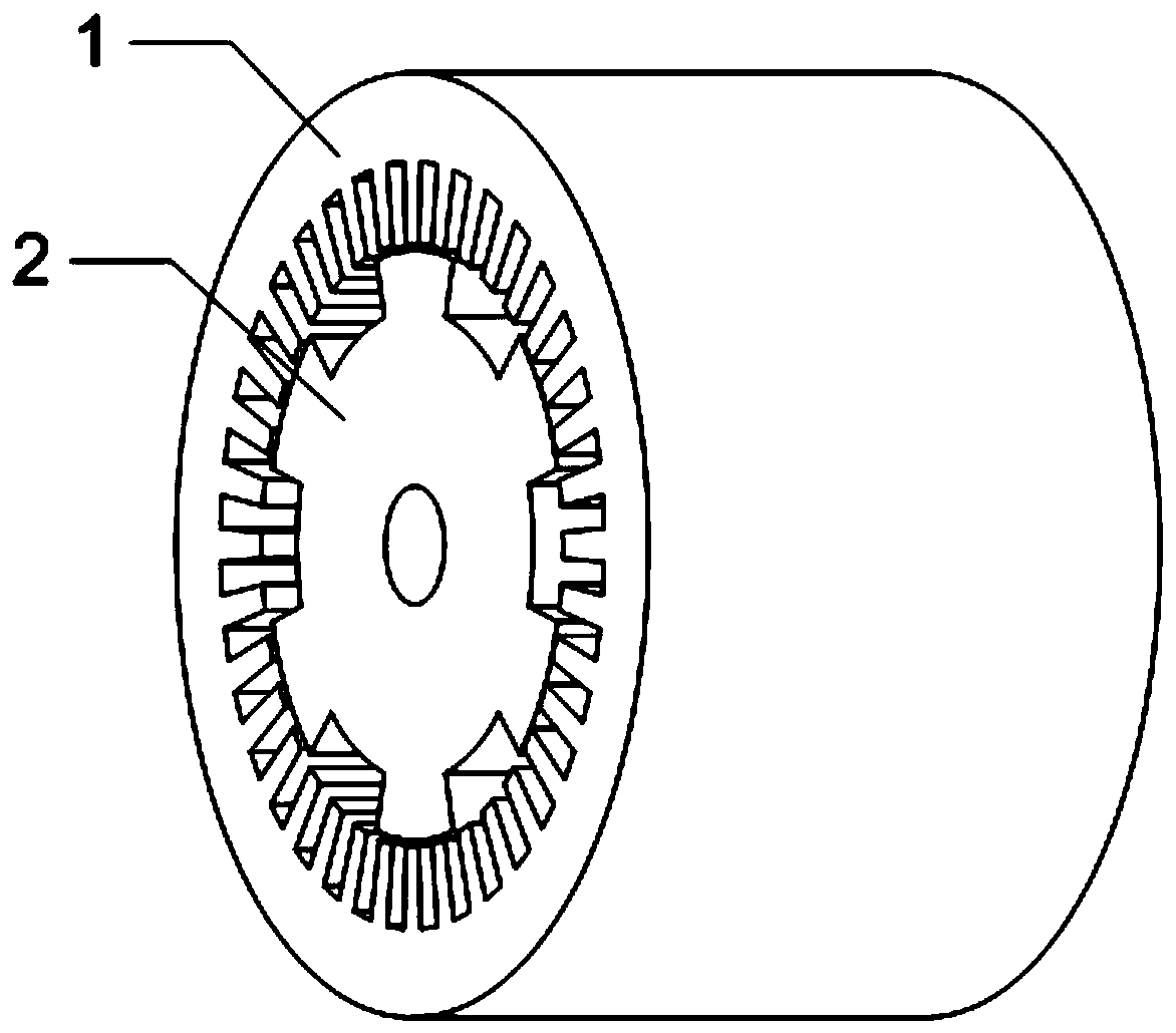 Flywheel pulse synchronous generator system with embedded permanent magnet rotor