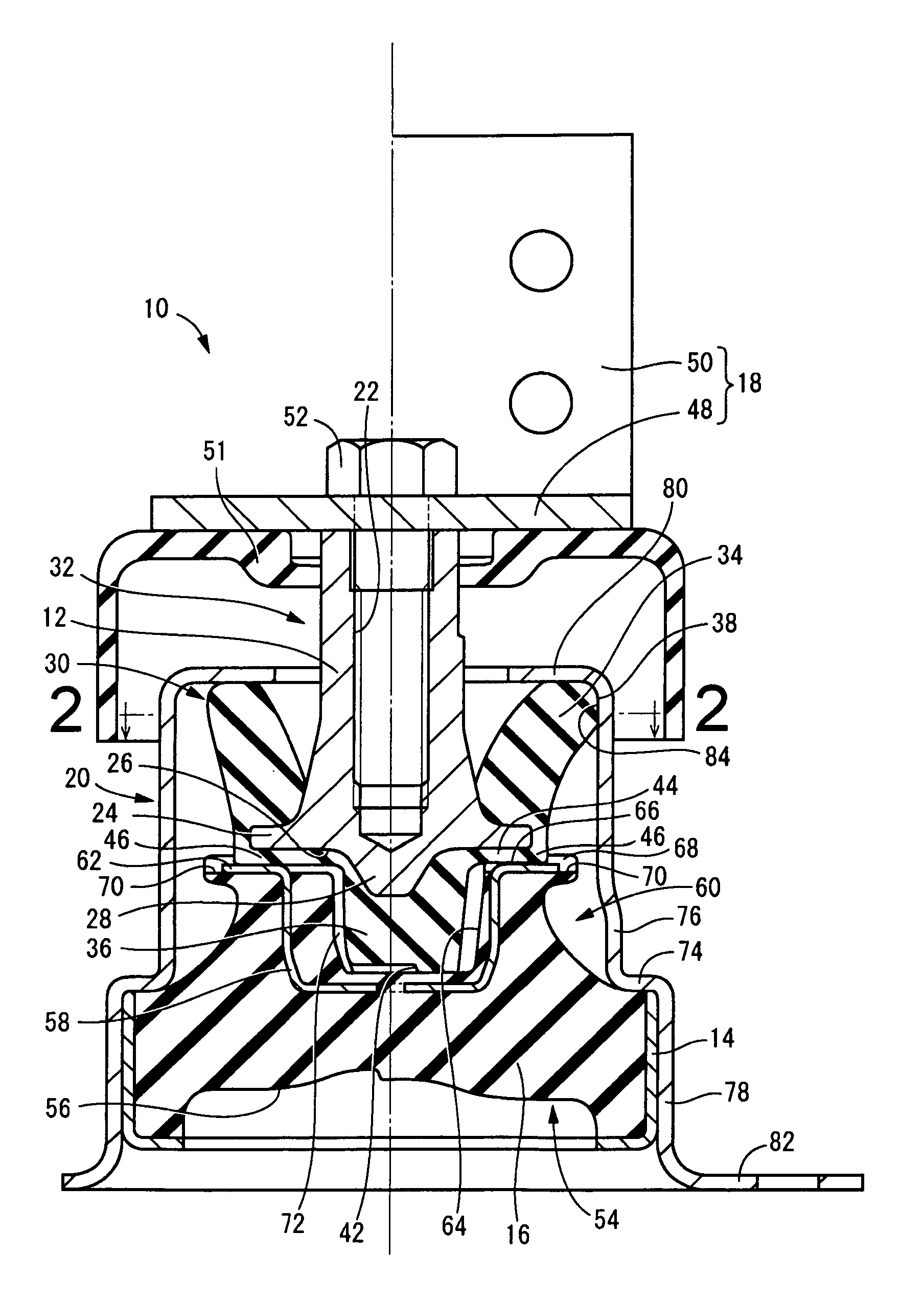 Vibration damping device