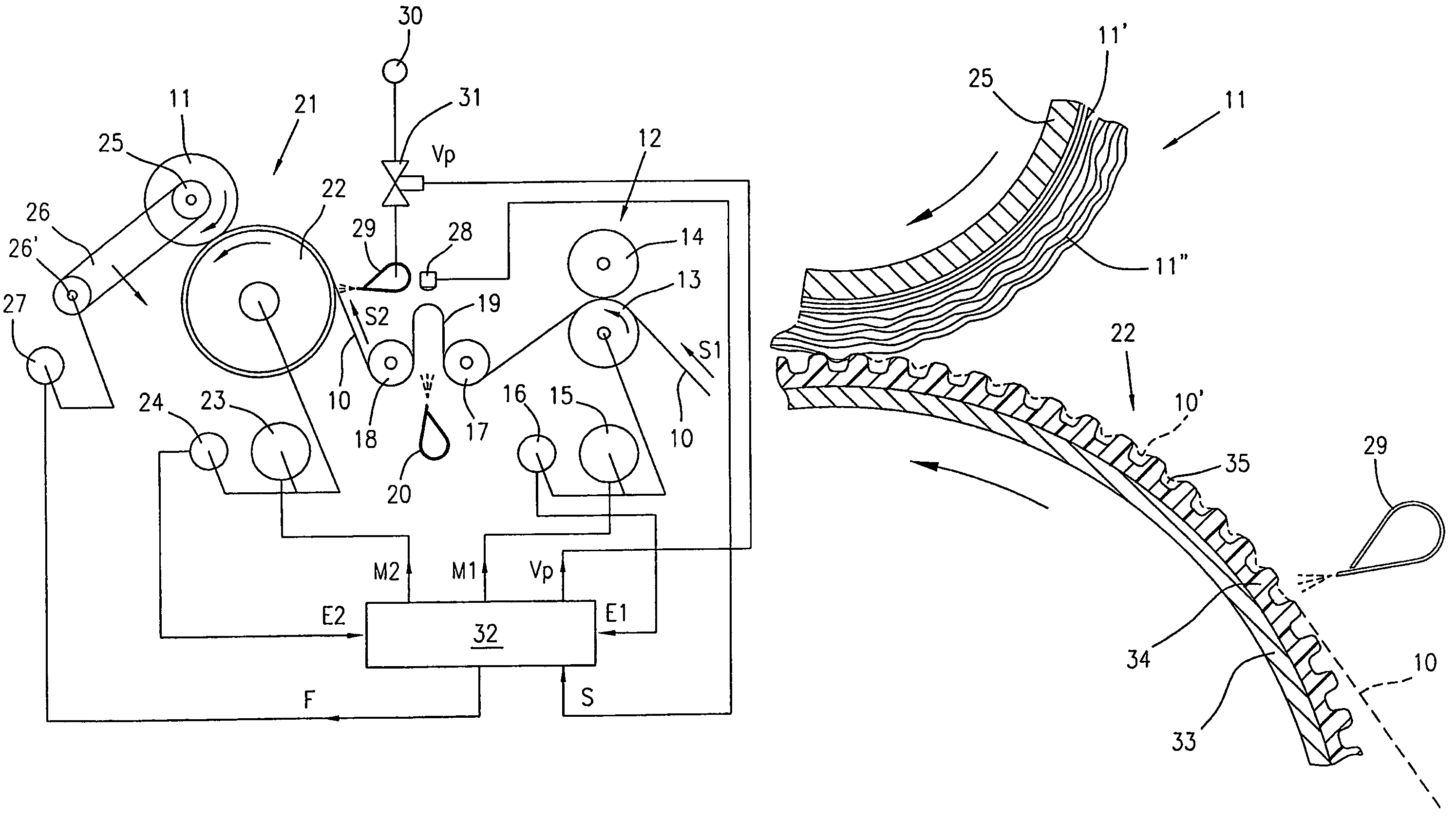 Method and apparatus for winding up coreless and soft-core rolls of film materials