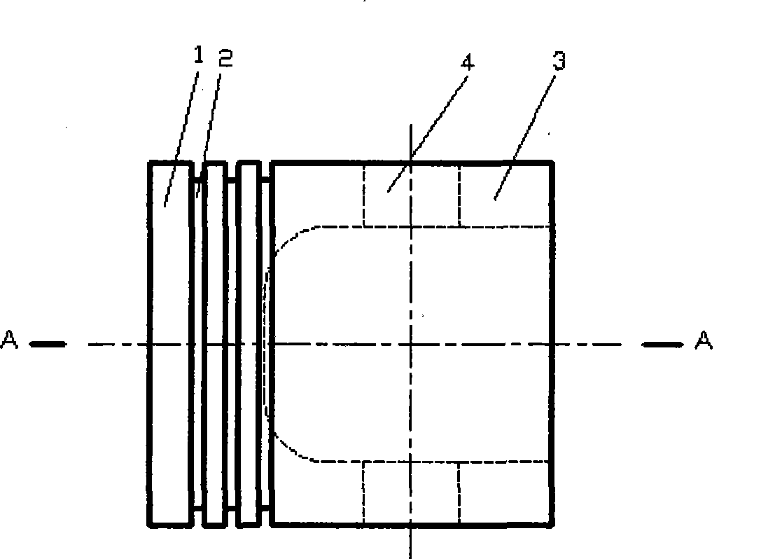 Piston made of Al/Si-Mg*Si composite material and preparation method thereof