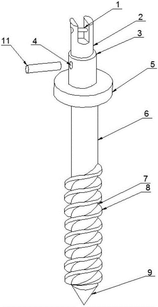 Novel screw grout pile construction tool capable of being repeatedly utilized