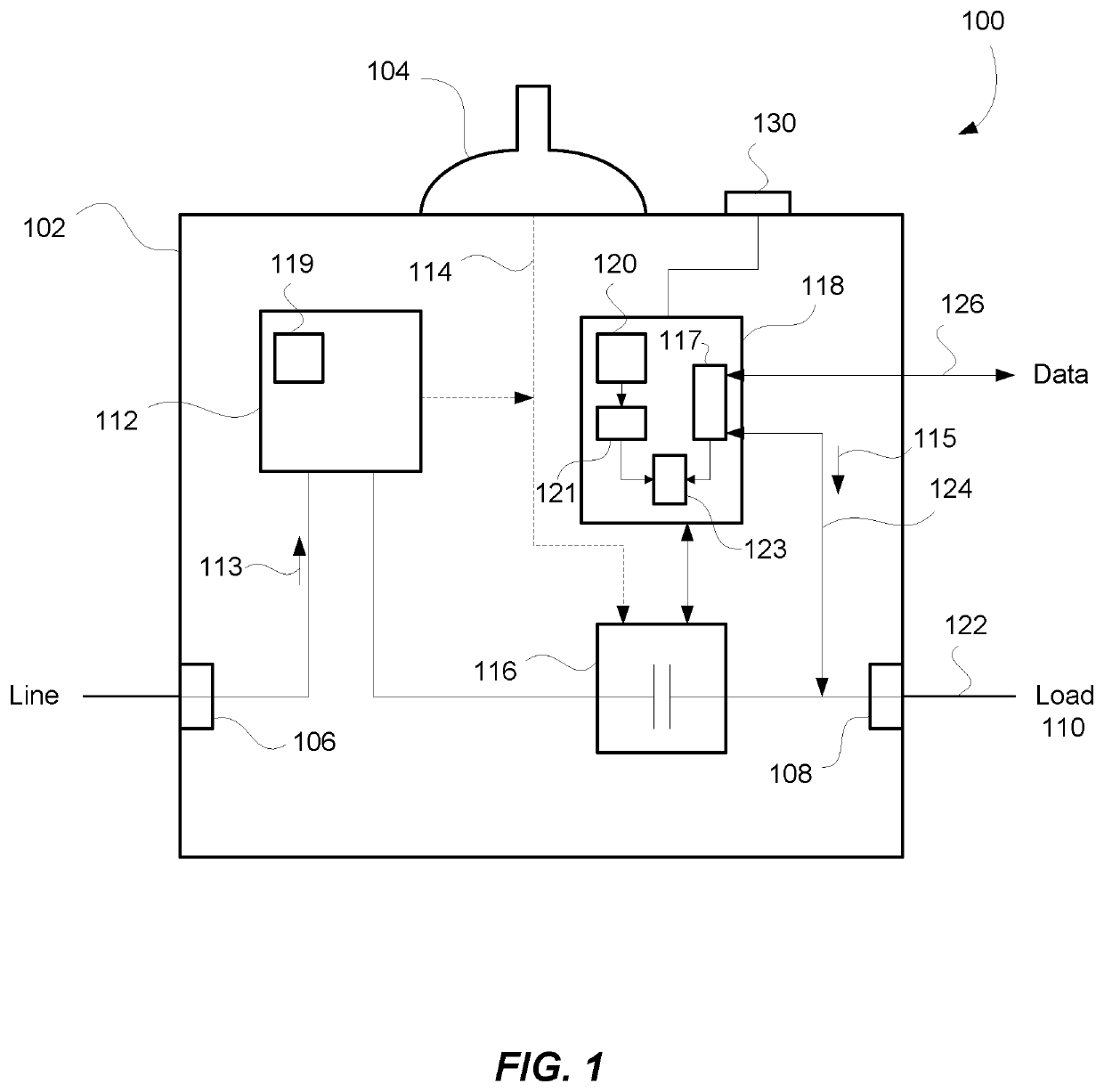 Electronic status reporting circuit breaker