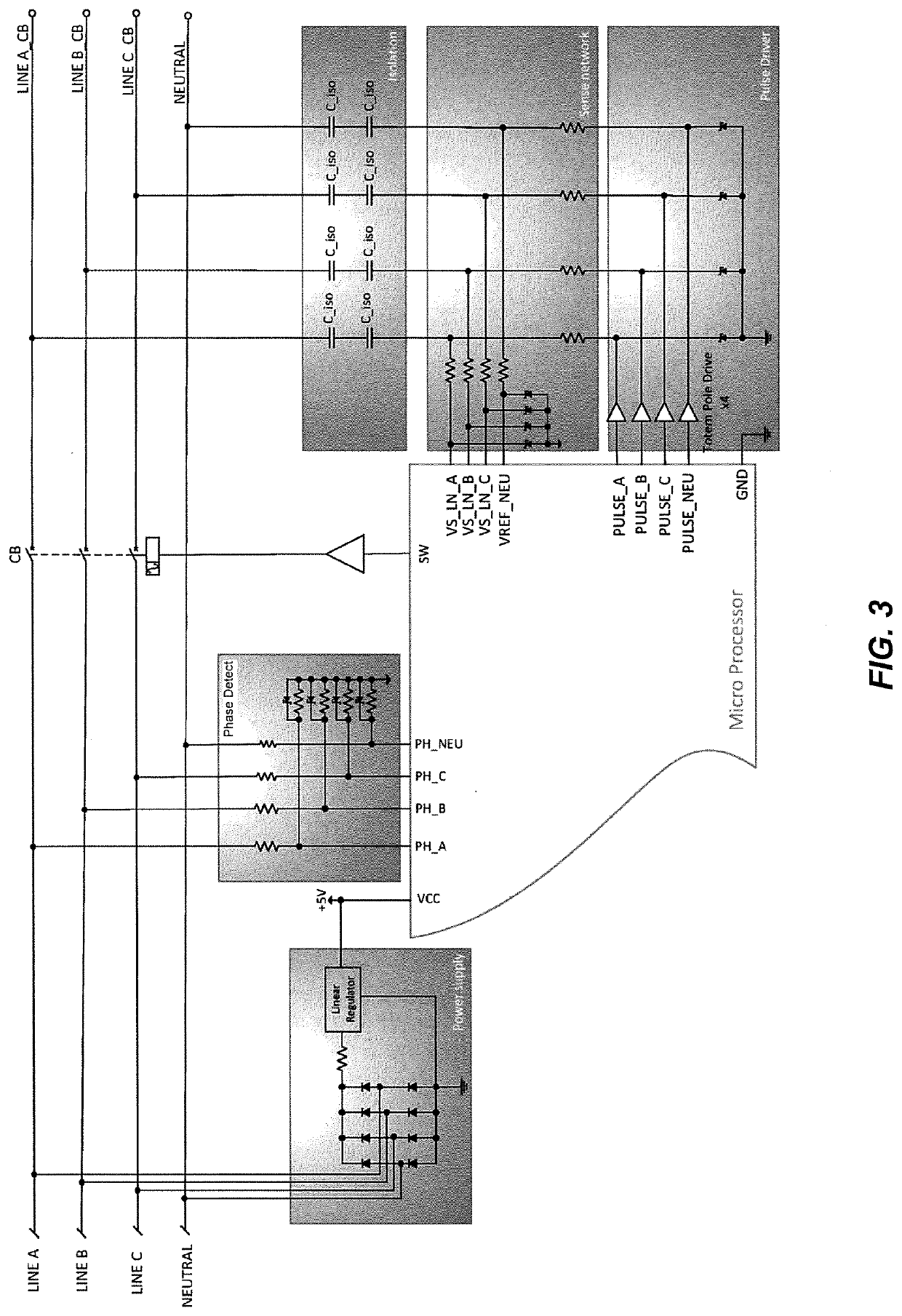 Electronic status reporting circuit breaker