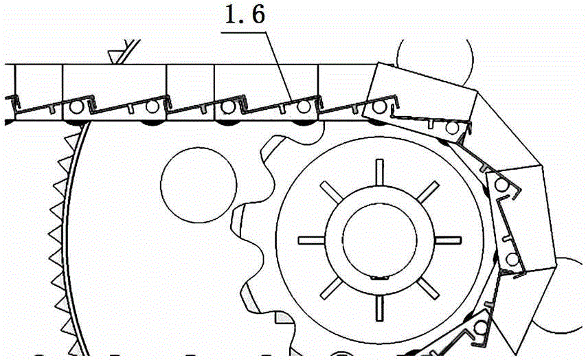 Continuous straw crushing system