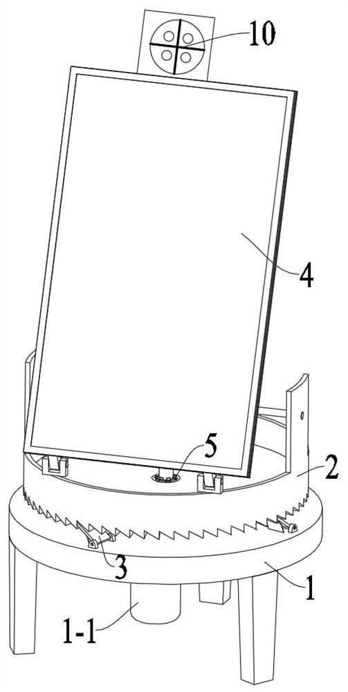 A single-motor two-degree-of-freedom light-following solar heat collector and its heat collection method