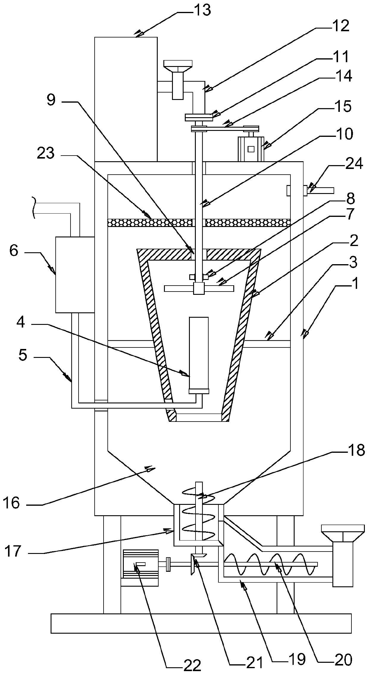 Sewage settling tank