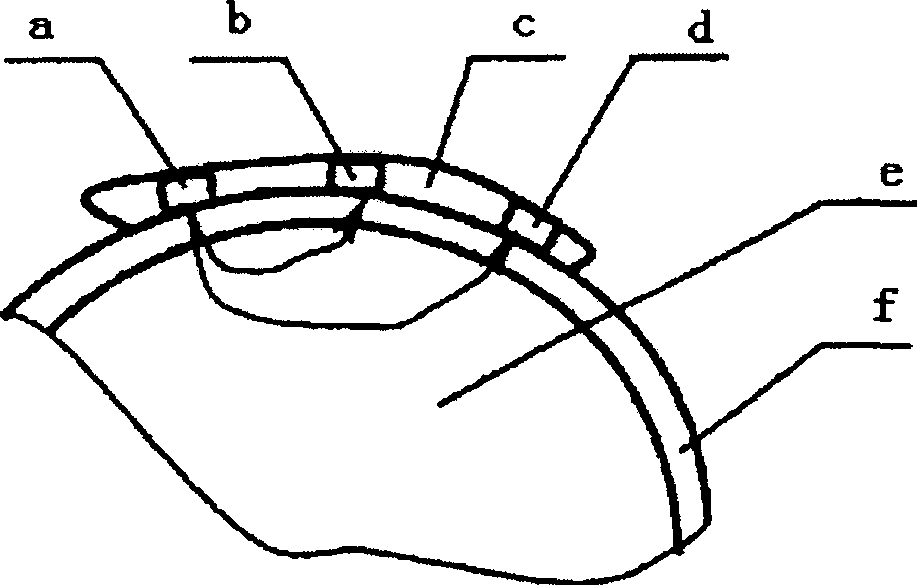 Method for detecting newborn baby partial tissue oxygen saturation under oxygen absorption stimulation