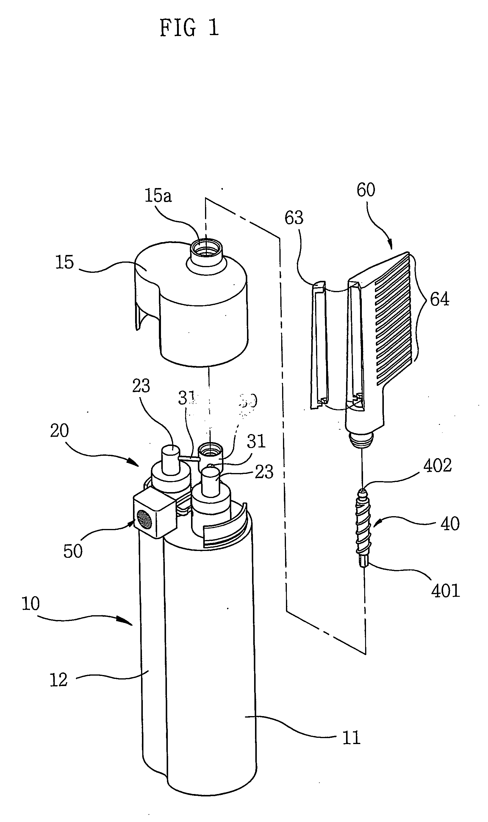 Hairdyeing apparatus