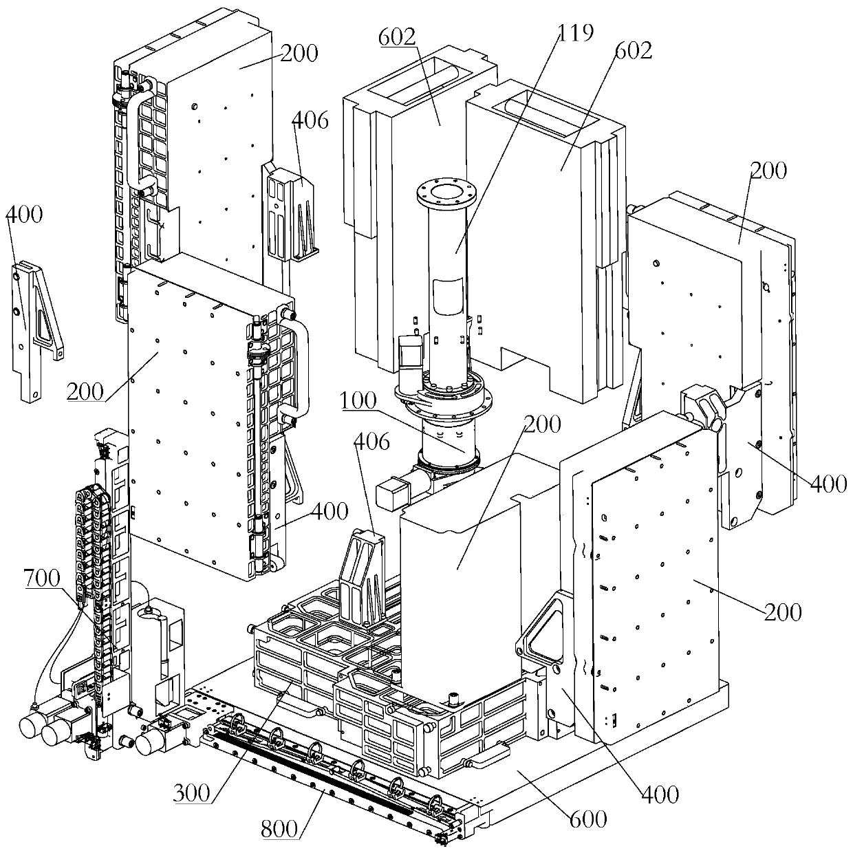 Material extravehicular exposure apparatus