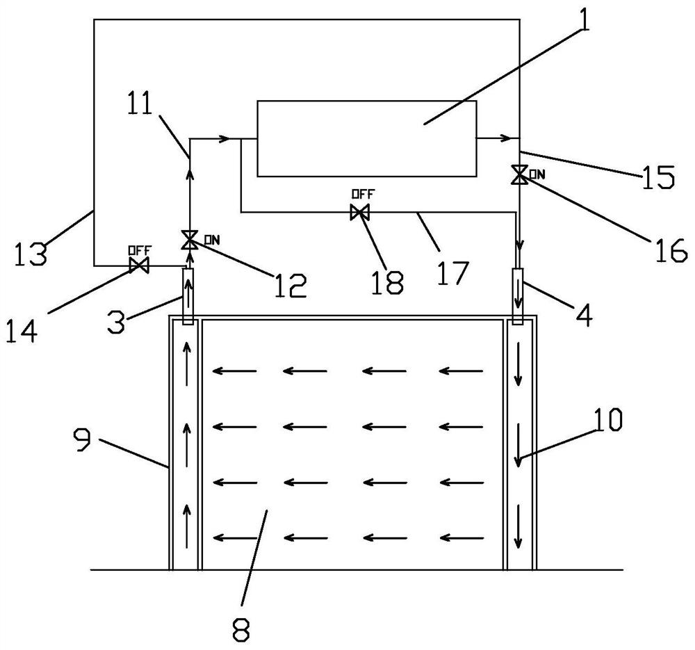 A control method of lateral air supply system in a large-scale breeding environment