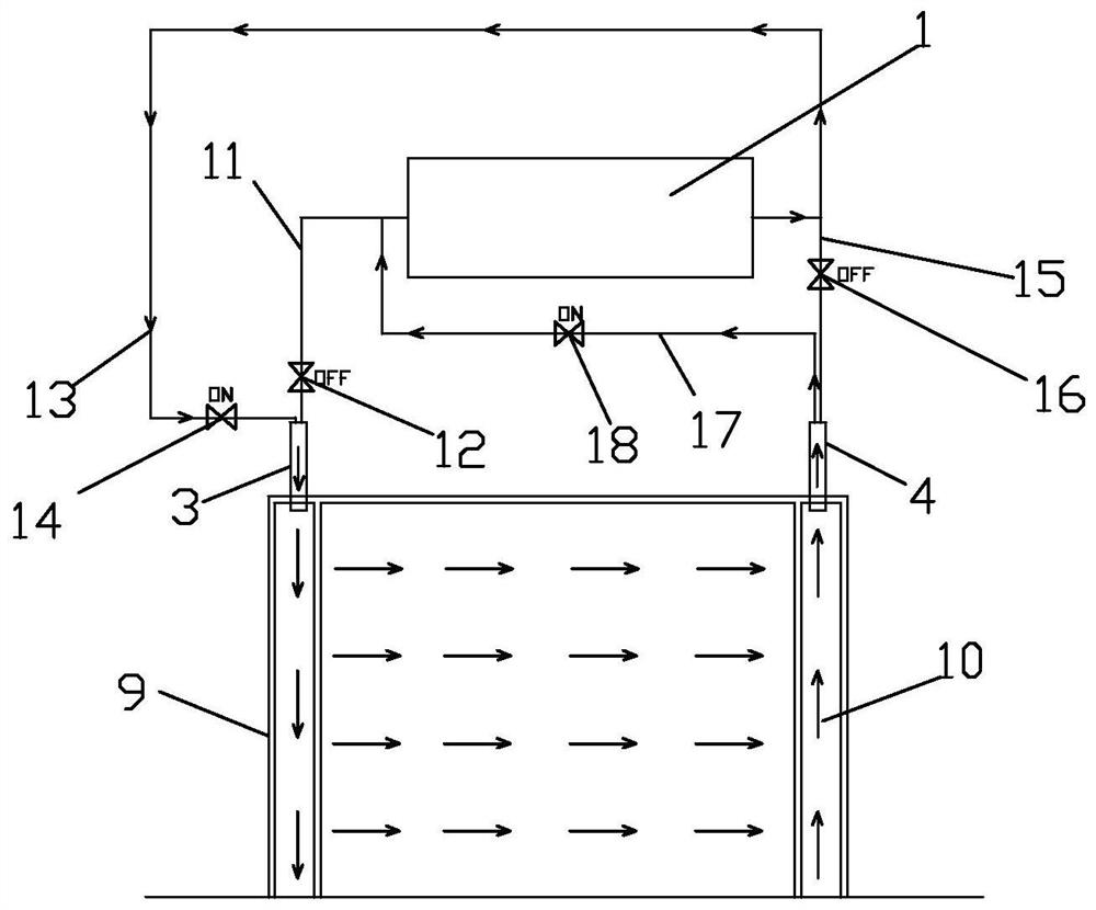 A control method of lateral air supply system in a large-scale breeding environment