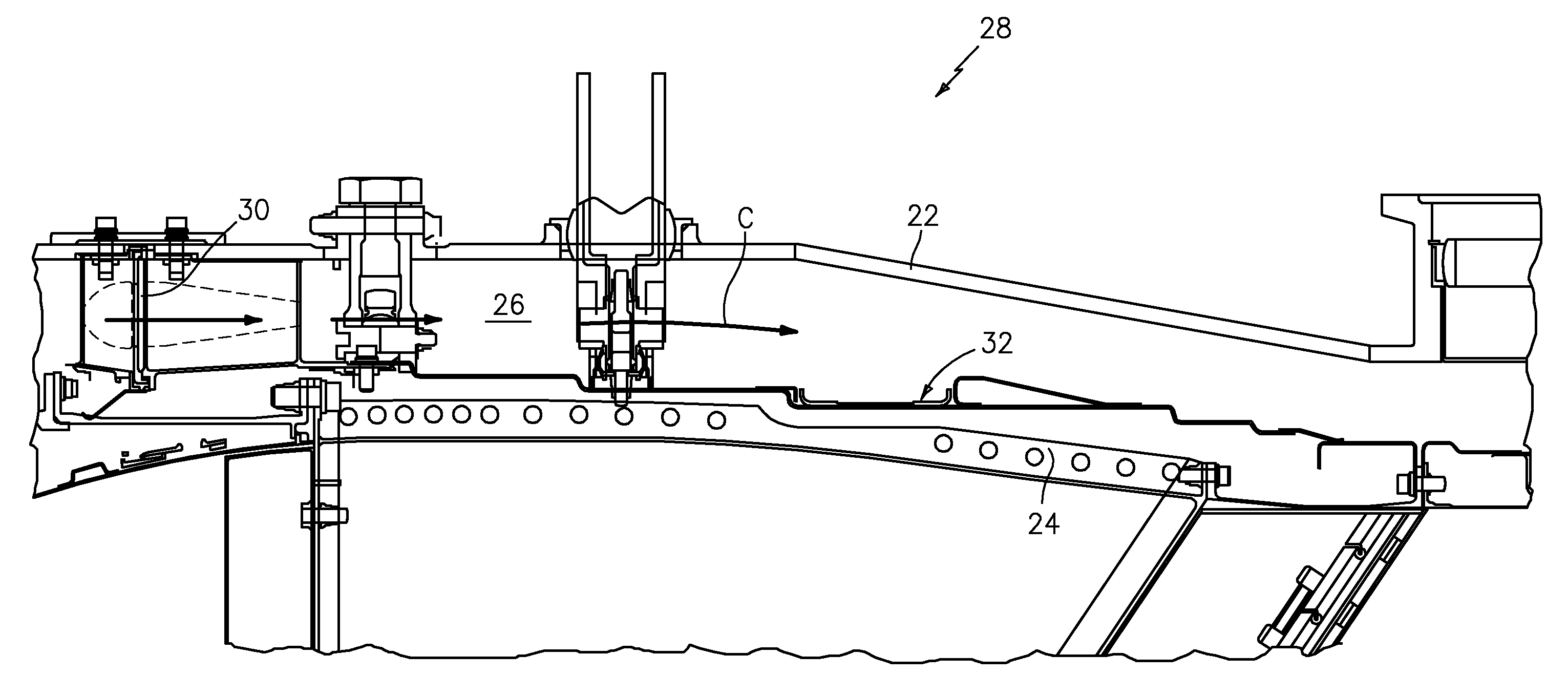 Single actuator controlled rotational flow balance system