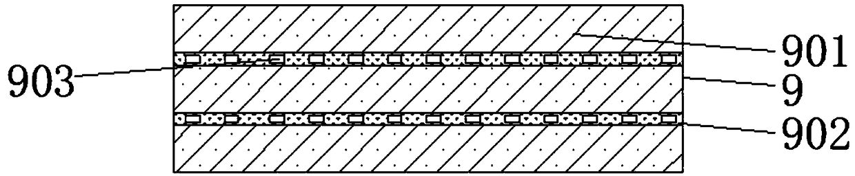 Aluminum alloy door and window with sound reflection and sound insulation functions and installation method