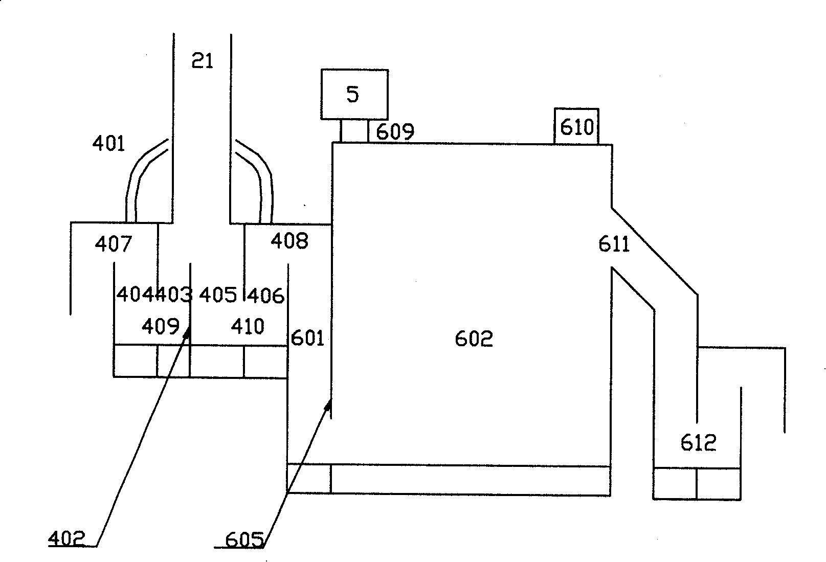 Wet sludge incinerating treatment apparatus with particle drier