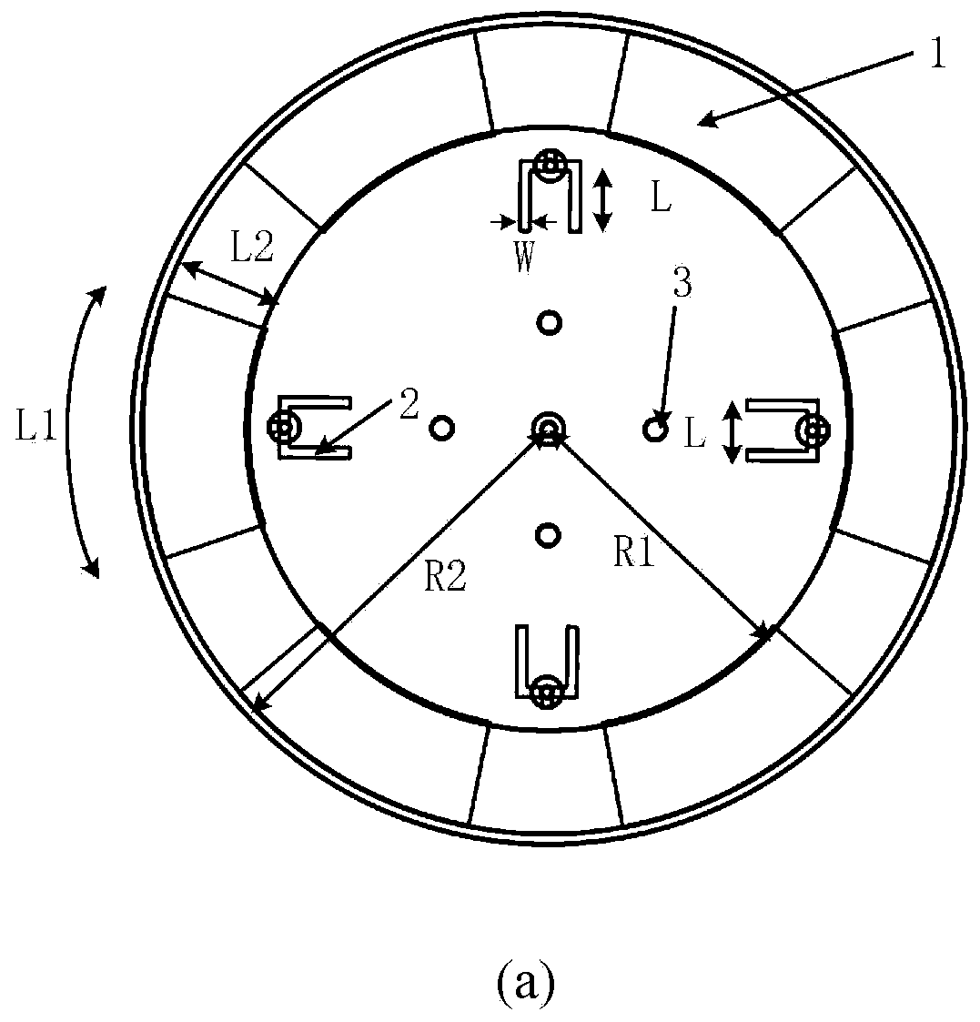 Broadband wide-angle-axial-ratio circularly-polarized patch antenna