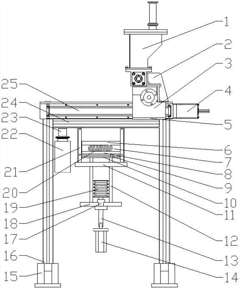 Novel powder-laying system for selective laser melting and forming device